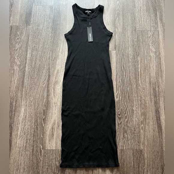 Fashion nova black Mila midi dress - Picture 5 of 10